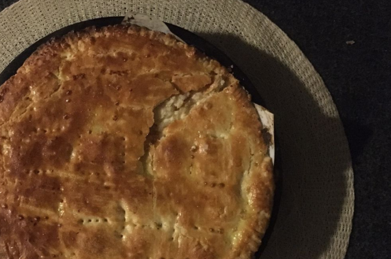 torta de ricotta, comida migrante, comida italiana