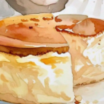 cheesecake japonés