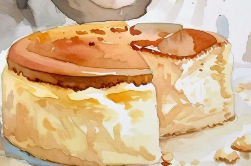 cheesecake japonés