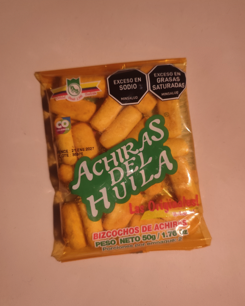 Achiras, mecatos colombianos